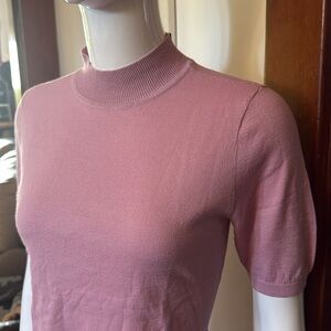 NWT chaps size small Pink Short Sleeve Sweater